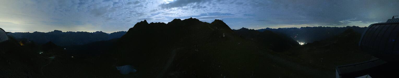 Silvretta Montafon Panorama Bahn am Hochjoch