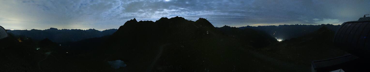 Silvretta Montafon Panorama Bahn am Hochjoch