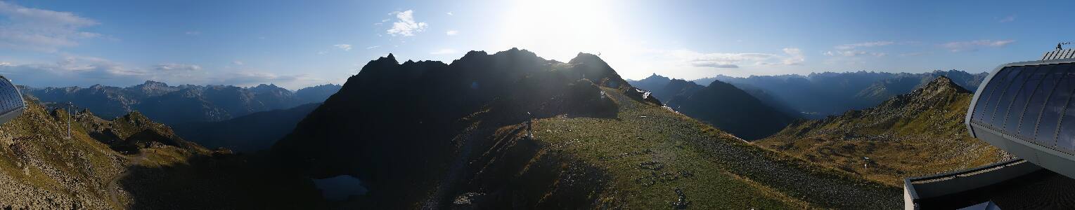 Silvretta Montafon Panorama Bahn am Hochjoch