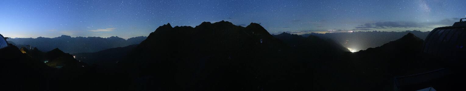 Silvretta Montafon Panorama Bahn am Hochjoch