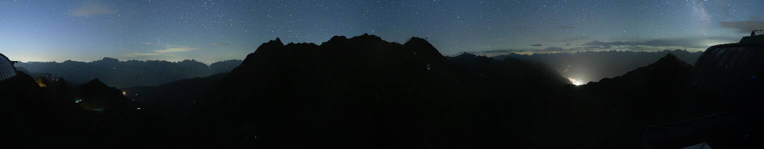 Silvretta Montafon Panorama Bahn am Hochjoch