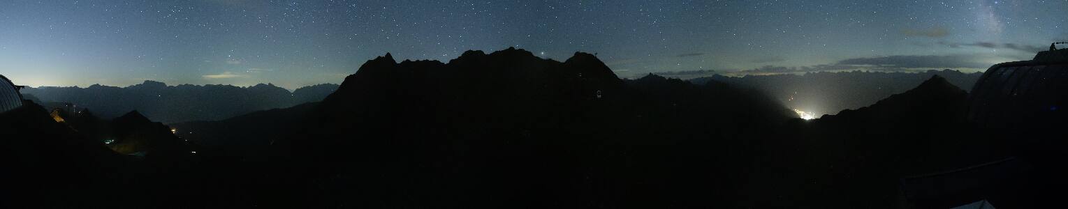 Silvretta Montafon Panorama Bahn am Hochjoch