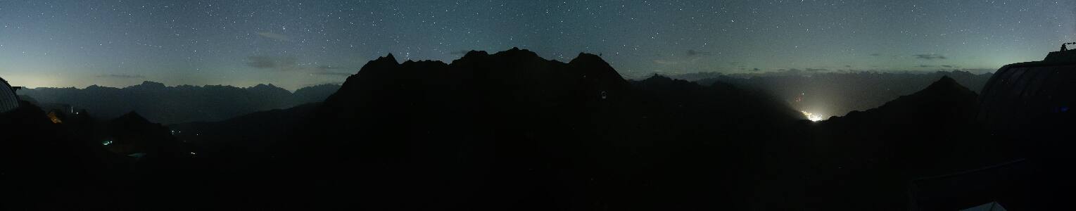 Silvretta Montafon Panorama Bahn am Hochjoch