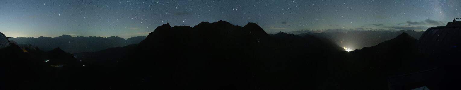 Silvretta Montafon Panorama Bahn am Hochjoch