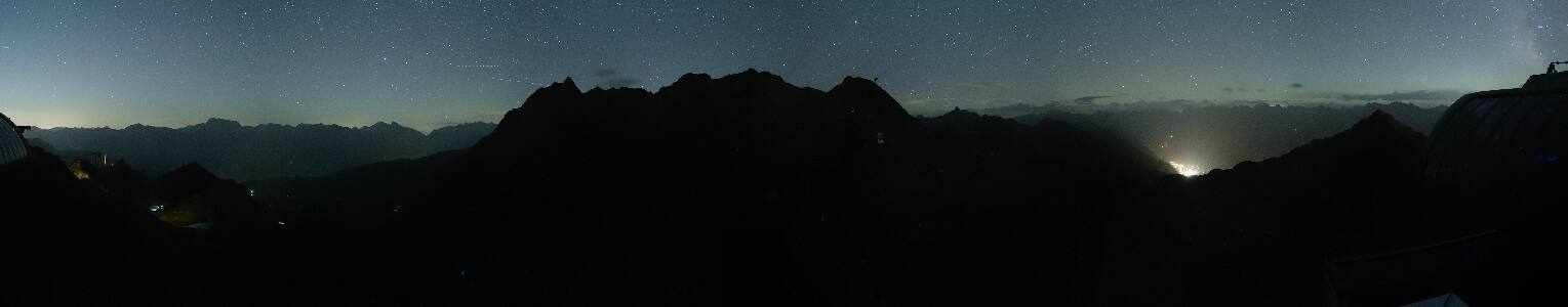 Silvretta Montafon Panorama Bahn am Hochjoch