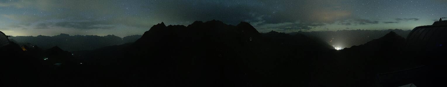 Silvretta Montafon Panorama Bahn am Hochjoch