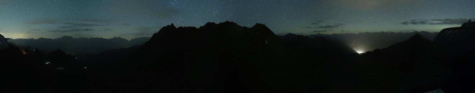 Silvretta Montafon Panorama Bahn am Hochjoch