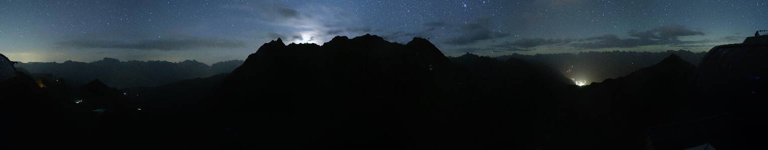 Silvretta Montafon Panorama Bahn am Hochjoch