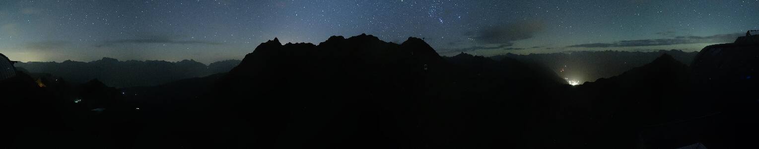 Silvretta Montafon Panorama Bahn am Hochjoch
