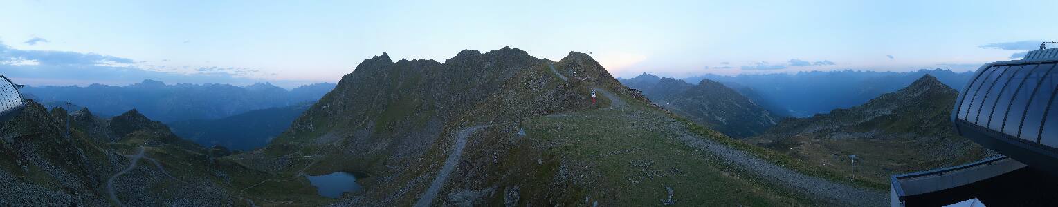 Silvretta Montafon Panorama Bahn am Hochjoch