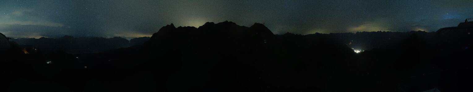 Silvretta Montafon Panorama Bahn am Hochjoch