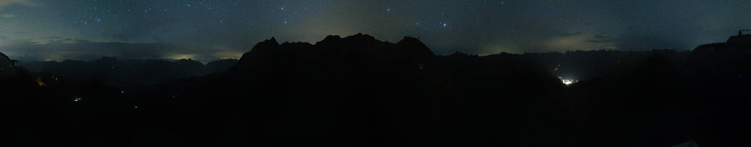 Silvretta Montafon Panorama Bahn am Hochjoch