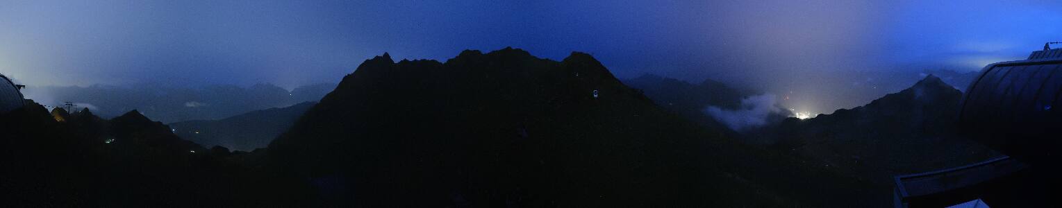 Silvretta Montafon Panorama Bahn am Hochjoch