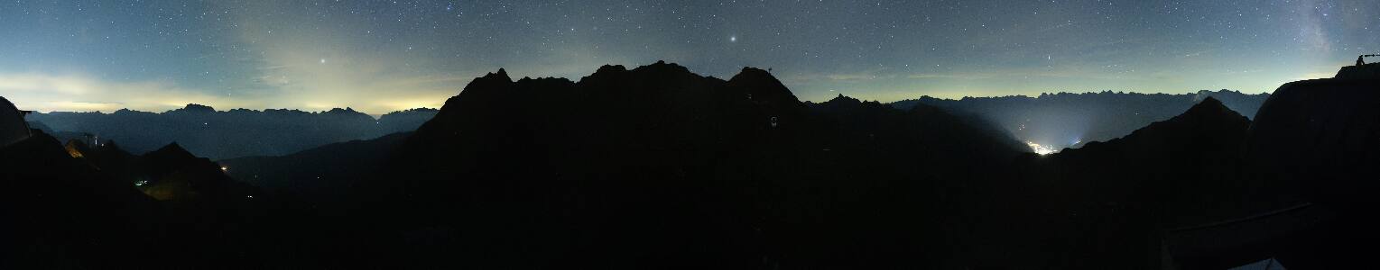 Silvretta Montafon Panorama Bahn am Hochjoch