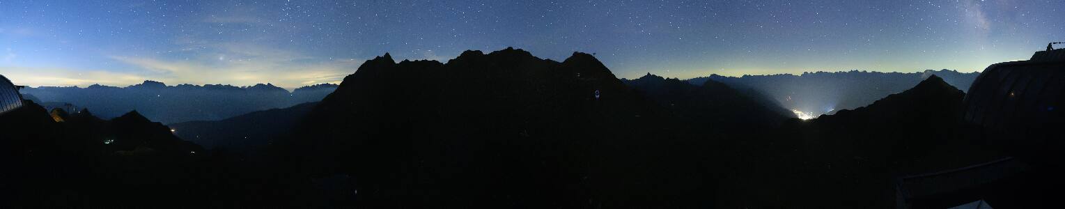 Silvretta Montafon Panorama Bahn am Hochjoch