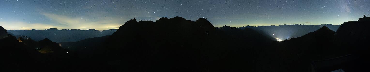 Silvretta Montafon Panorama Bahn am Hochjoch
