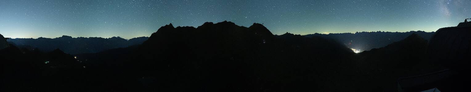 Silvretta Montafon Panorama Bahn am Hochjoch