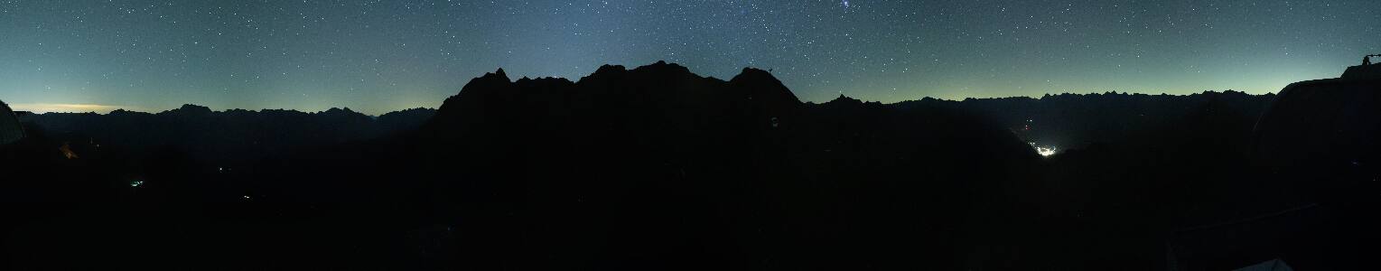 Silvretta Montafon Panorama Bahn am Hochjoch