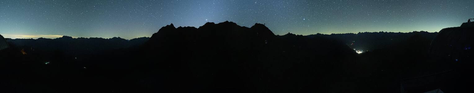 Silvretta Montafon Panorama Bahn am Hochjoch
