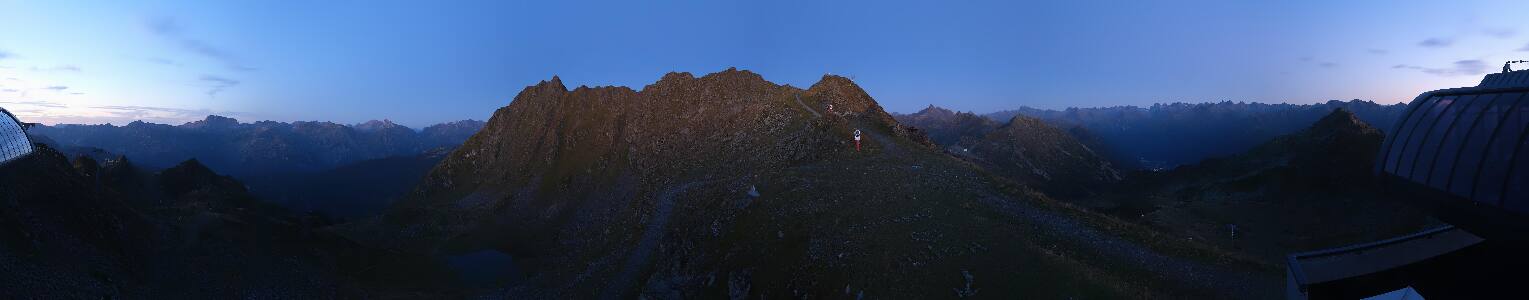 Silvretta Montafon Panorama Bahn am Hochjoch
