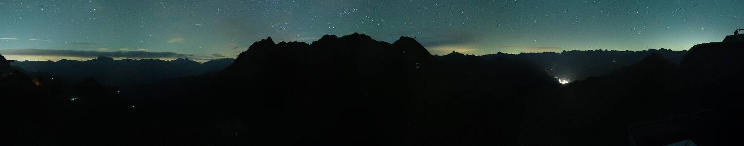 Silvretta Montafon Panorama Bahn am Hochjoch