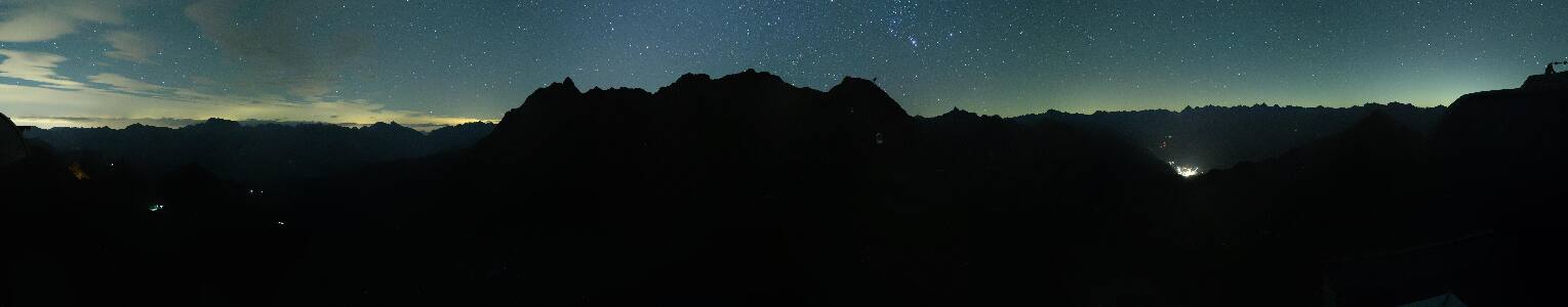 Silvretta Montafon Panorama Bahn am Hochjoch