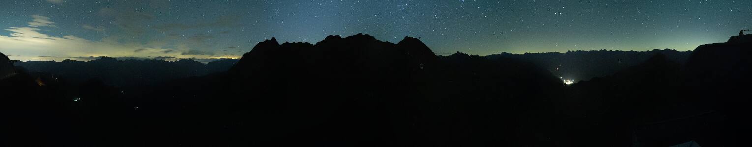 Silvretta Montafon Panorama Bahn am Hochjoch