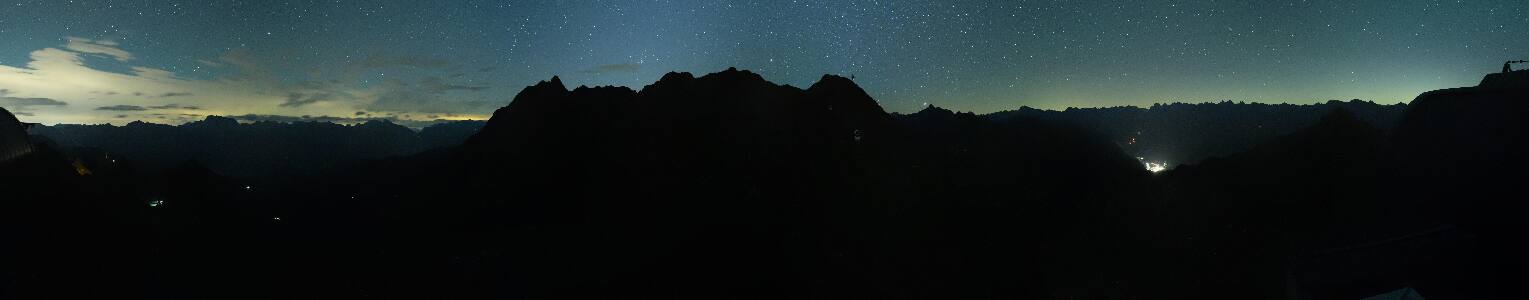 Silvretta Montafon Panorama Bahn am Hochjoch