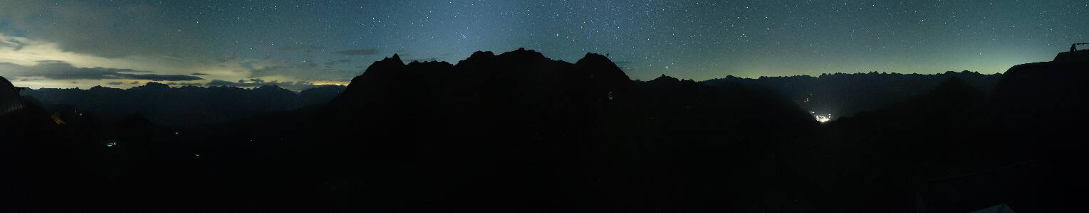 Silvretta Montafon Panorama Bahn am Hochjoch
