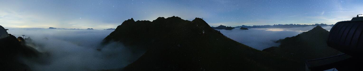 Silvretta Montafon Panorama Bahn am Hochjoch