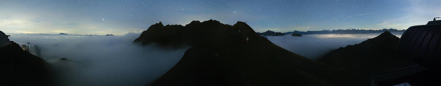 Silvretta Montafon Panorama Bahn am Hochjoch