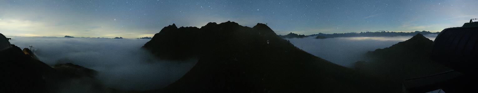 Silvretta Montafon Panorama Bahn am Hochjoch