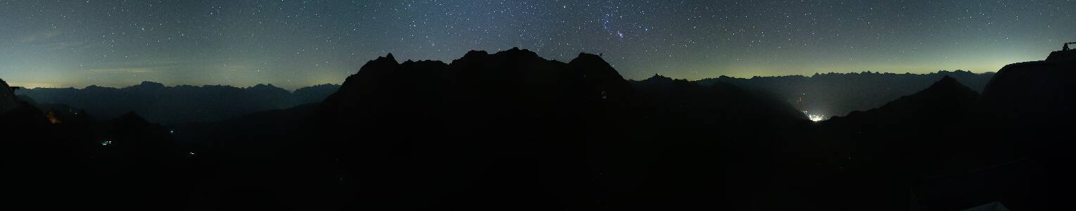 Silvretta Montafon Panorama Bahn am Hochjoch