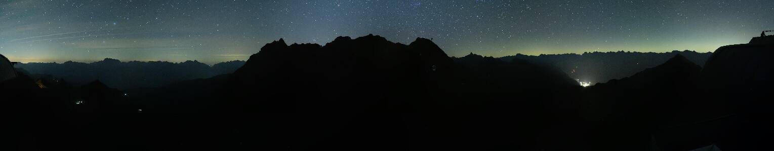 Silvretta Montafon Panorama Bahn am Hochjoch