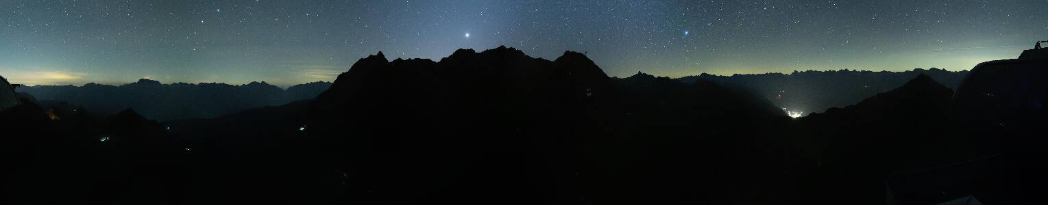Silvretta Montafon Panorama Bahn am Hochjoch