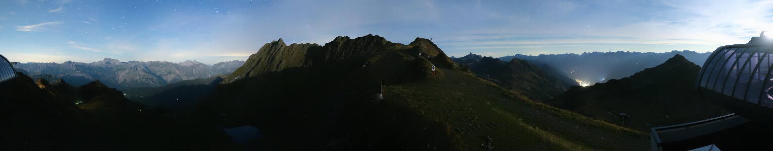 Silvretta Montafon Panorama Bahn am Hochjoch
