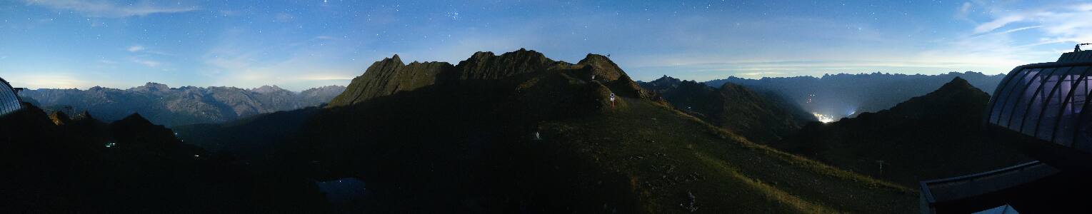 Silvretta Montafon Panorama Bahn am Hochjoch