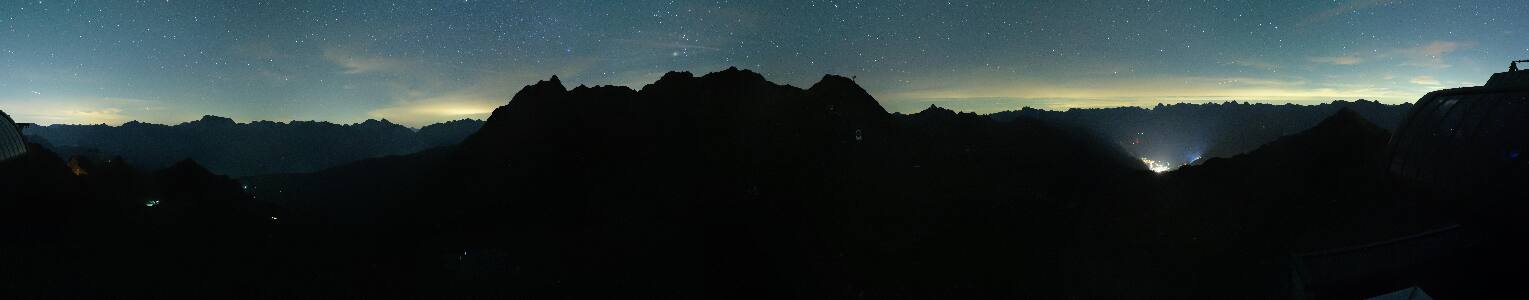 Silvretta Montafon Panorama Bahn am Hochjoch