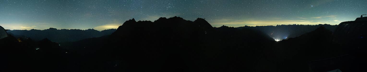 Silvretta Montafon Panorama Bahn am Hochjoch
