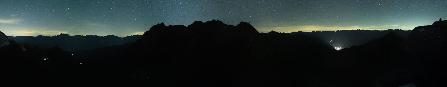 Silvretta Montafon Panorama Bahn am Hochjoch