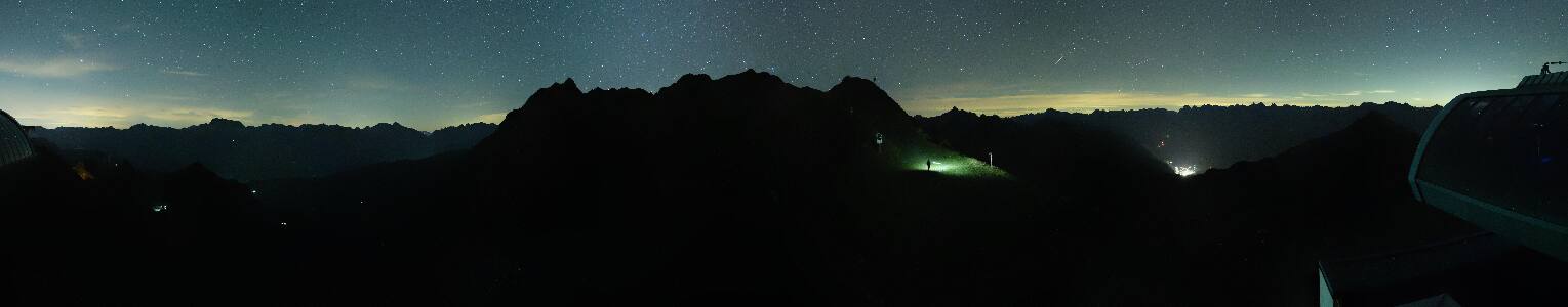 Silvretta Montafon Panorama Bahn am Hochjoch