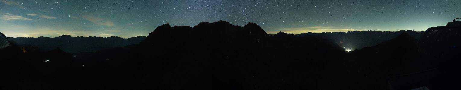Silvretta Montafon Panorama Bahn am Hochjoch