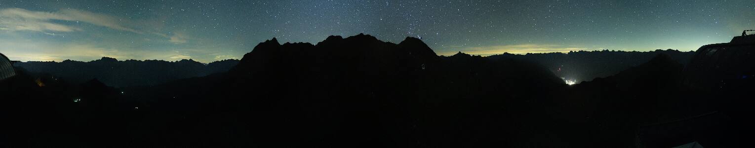 Silvretta Montafon Panorama Bahn am Hochjoch