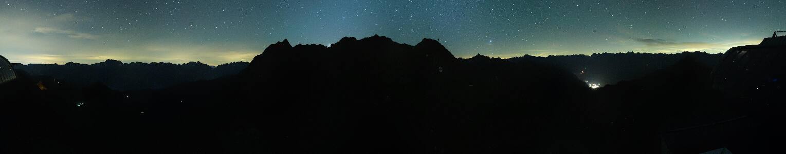 Silvretta Montafon Panorama Bahn am Hochjoch