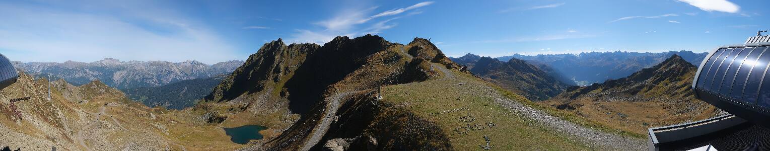 Silvretta Montafon | Panorama Bahn am Hochjoch