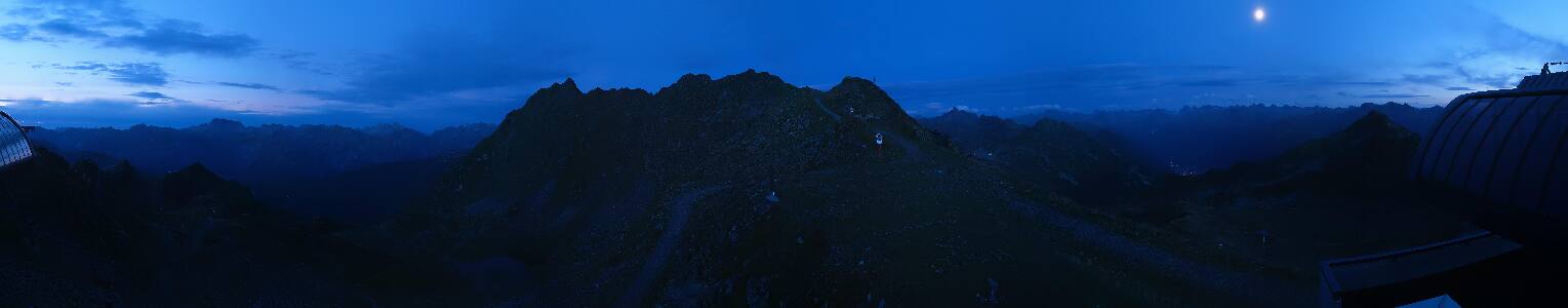 Silvretta Montafon Panorama Bahn am Hochjoch