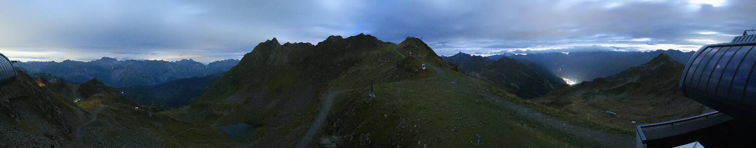 Silvretta Montafon Panorama Bahn am Hochjoch