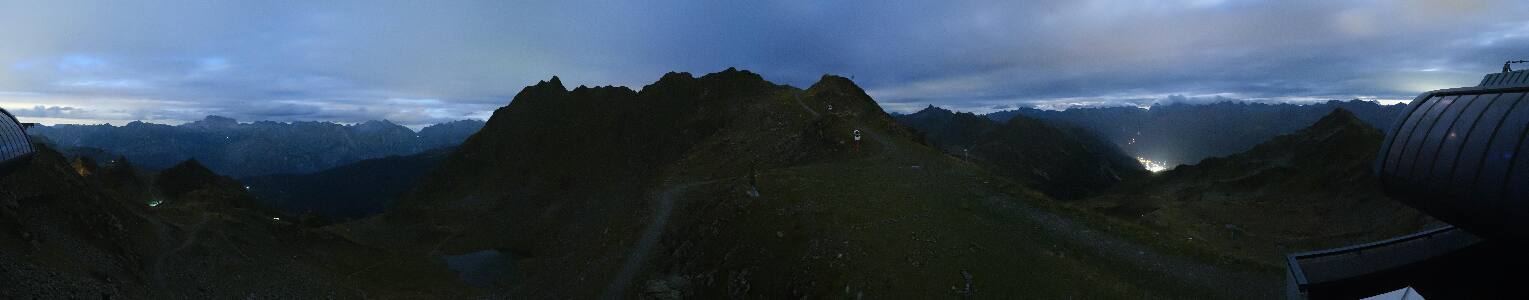 Silvretta Montafon Panorama Bahn am Hochjoch