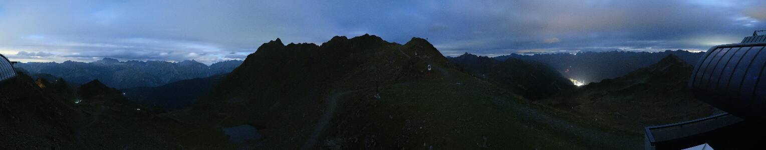 Silvretta Montafon Panorama Bahn am Hochjoch