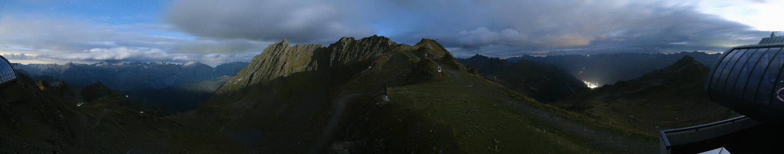 Silvretta Montafon Panorama Bahn am Hochjoch